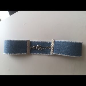 Denim Choker